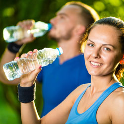 Healthy People Drink More Water in Oceanside